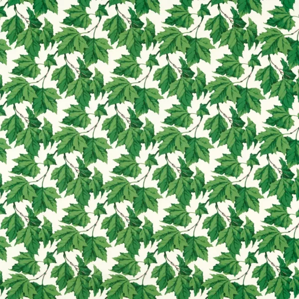 green botanical cotton fabric from Harlequin