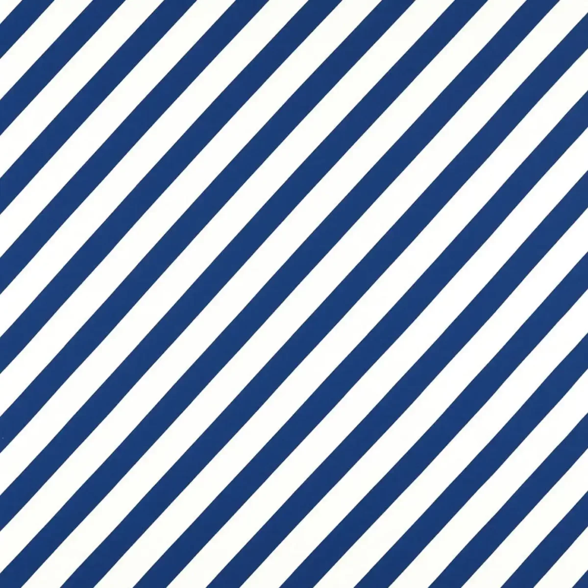 Paper Straw Stripe Fabric - Lapis by blue striped woven fabric from Harlequin