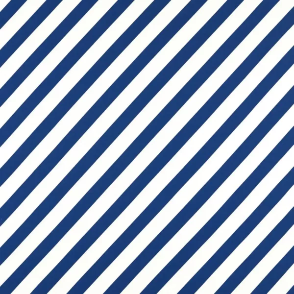 Paper Straw Stripe Fabric - Lapis by blue striped woven fabric from Harlequin