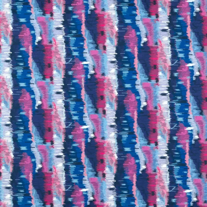 Wilderness Fabric - Lapis / Carnelian / Ruby swatch