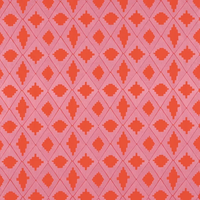 Garden Terrace Fabric - Ruby / Rose swatch