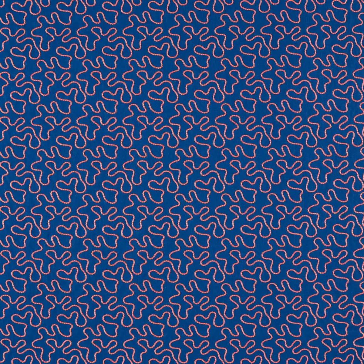 Wiggle Fabric - Lapis / Spinel by blue misc embroideried fabric from Harlequin