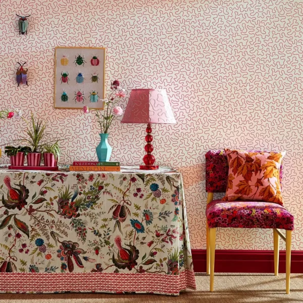 Wiggle Wallpaper - Peridot / Rose Quartz by Wiggle Wallpaper - Peridot / Rose Quartz from