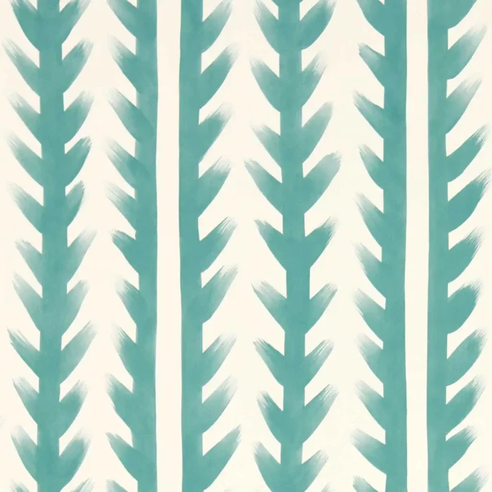 Sticky Grass Wallpaper - Aquamarine fabric swatch HSRW113052