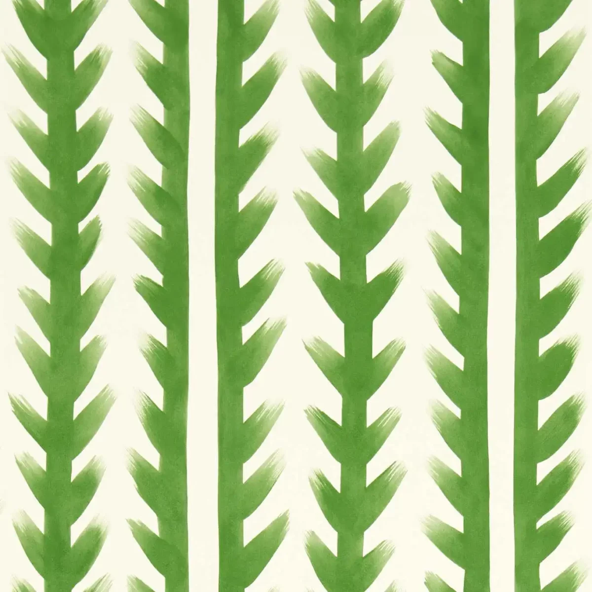 Sticky Grass Wallpaper - Emerald by green striped wallpaper from harlequin
