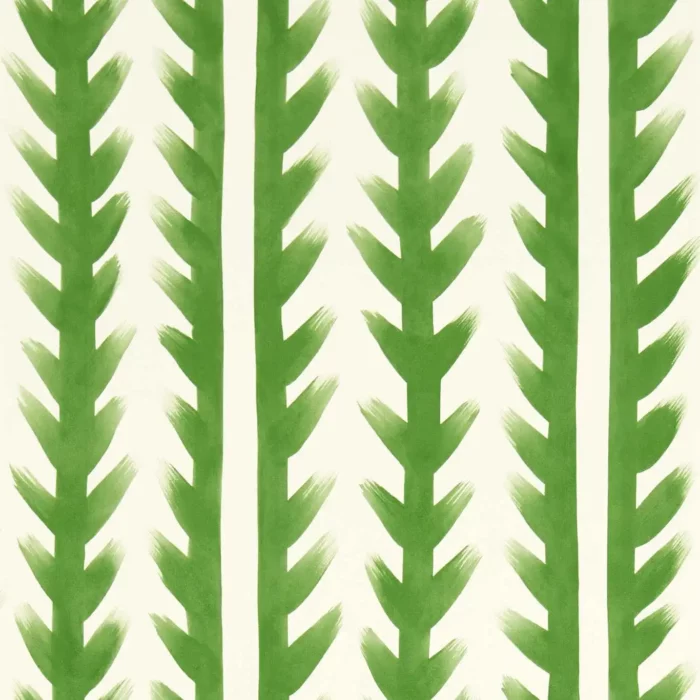 Sticky Grass Wallpaper - Emerald fabric swatch HSRW113054