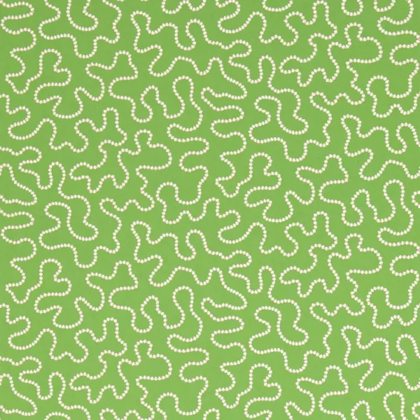 Wiggle Wallpaper - Peridot / Rose Quartz by green misc wallpaper from harlequin