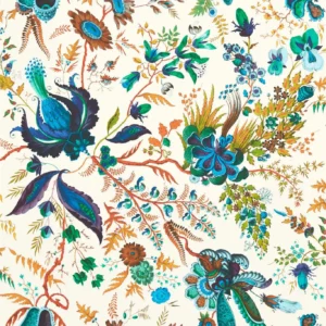 multicolour botanical wallpaper from harlequin