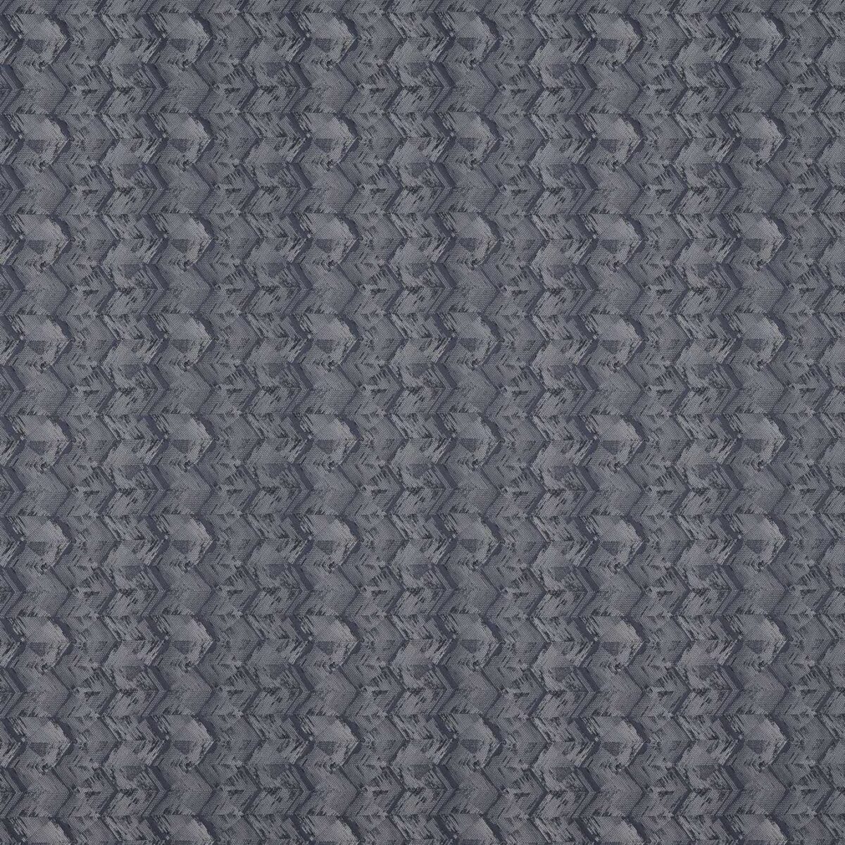 black-grey geometric linen fabric from Harlequin