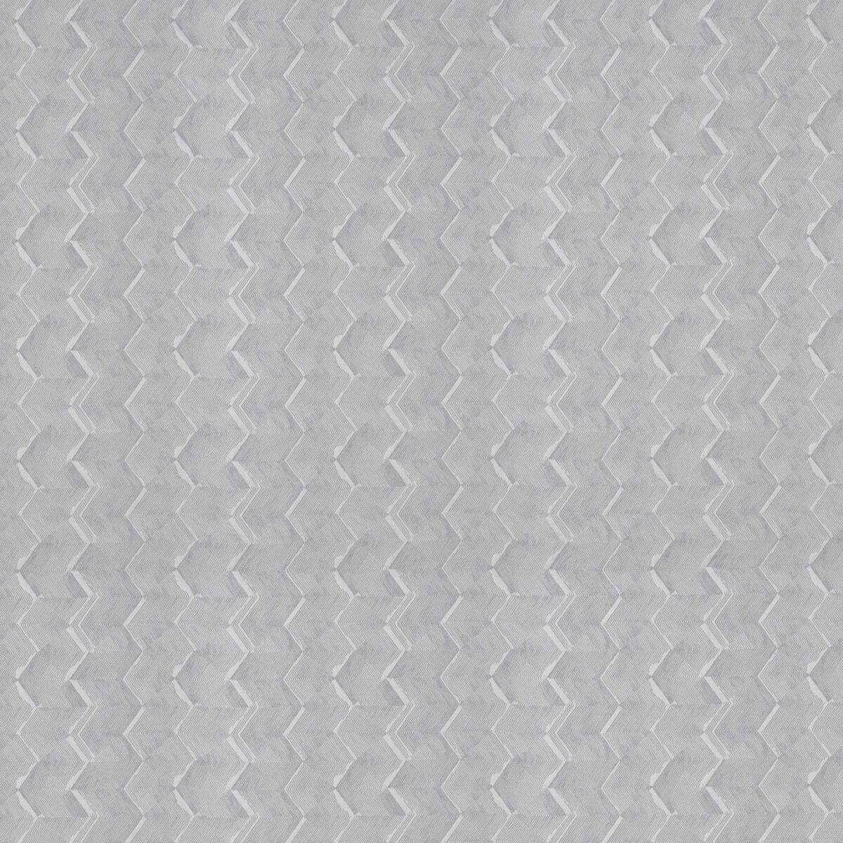 Tanabe Fabric - Silver by black-grey geometric linen fabric from Harlequin