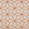 orange geometric jacquard fabric from Harlequin