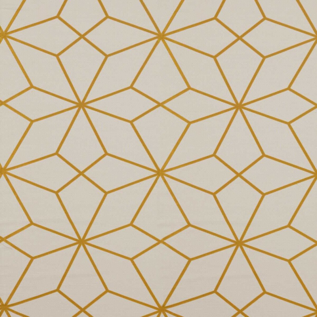 yellow geometric jacquard fabric from Harlequin