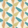 multicolour geometric cotton fabric from Harlequin