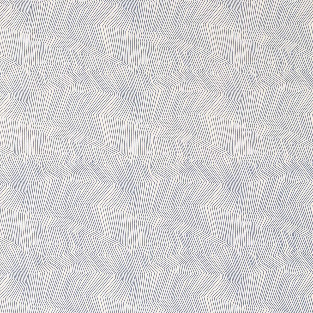 Juto Fabric - Lapis by blue contemporary embroideried fabric from Harlequin