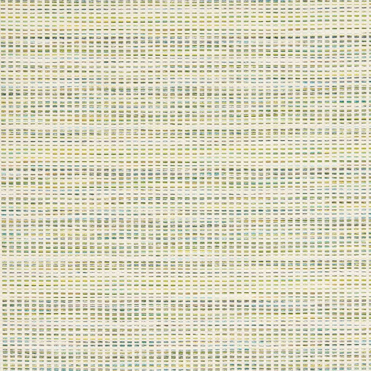 Aria Fabric - Emerald / Grass by green striped woven fabric from Harlequin