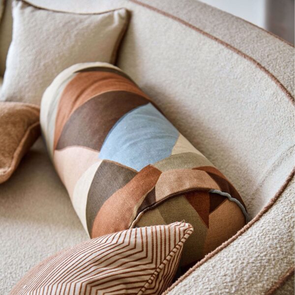 Sumi Reflect Fabric - Cornflower / Blush / Spice by Sumi Reflect Fabric - Cornflower / Blush / Spice from