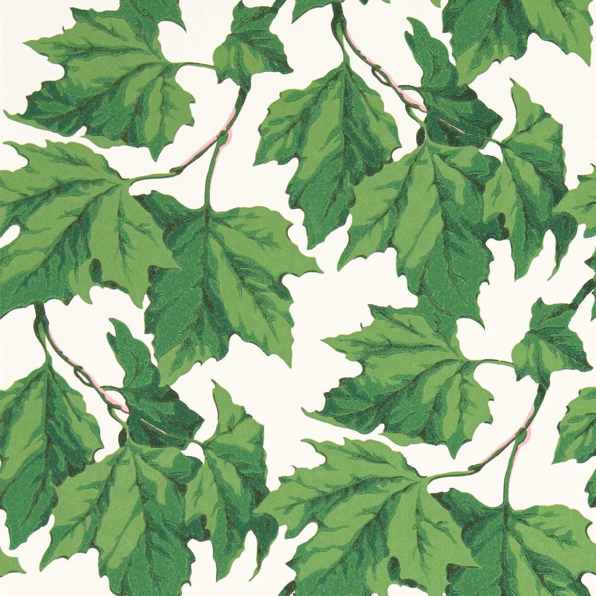 Dappled Leaf Wallpaper - Emerald from