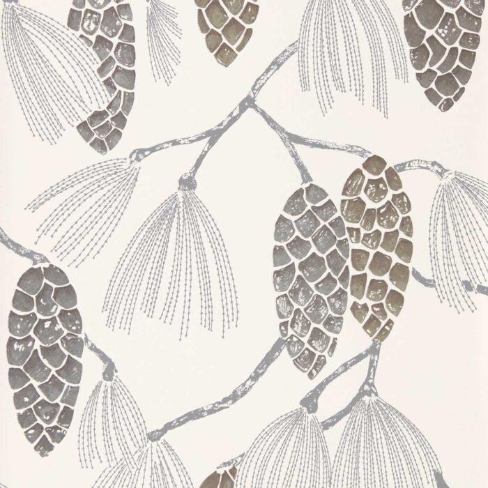 Epitome Wallcovering - Gilver / Chalk fabric swatch HSTO111501