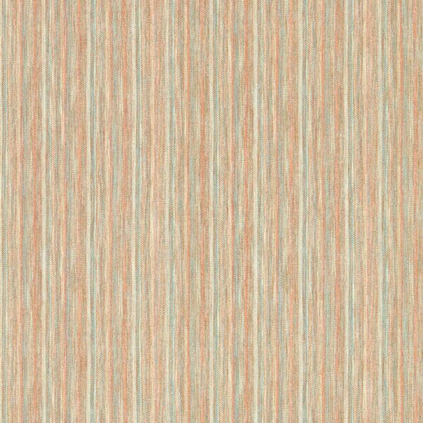 Palla Wallcovering - Rosewood / Seaglass from