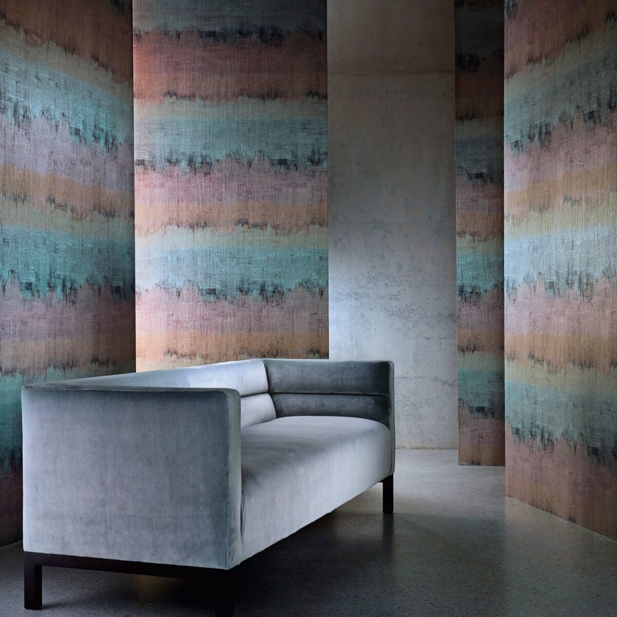 Lustre Wallcovering - Pyrite / Aurelian by Lustre Wallcovering - Pyrite / Aurelian from