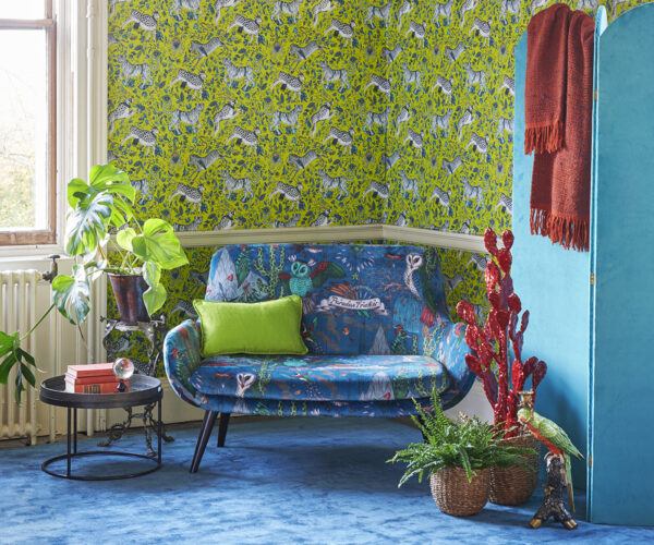 Caspian Wallpaper - Navy by Caspian Wallpaper - Navy from