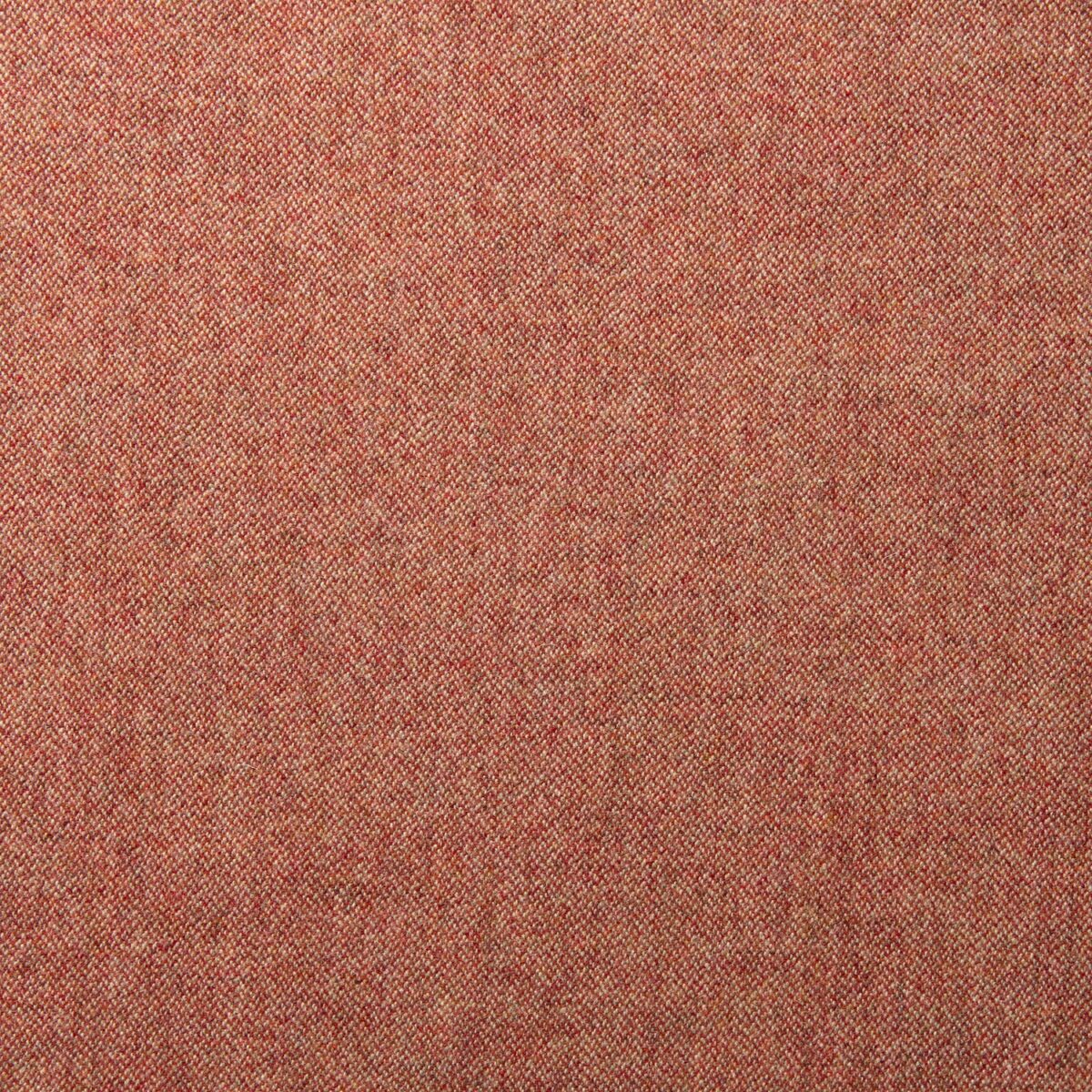 Tay Fabric - Russet by orange plain woolen fabric from Linwood Fabrics