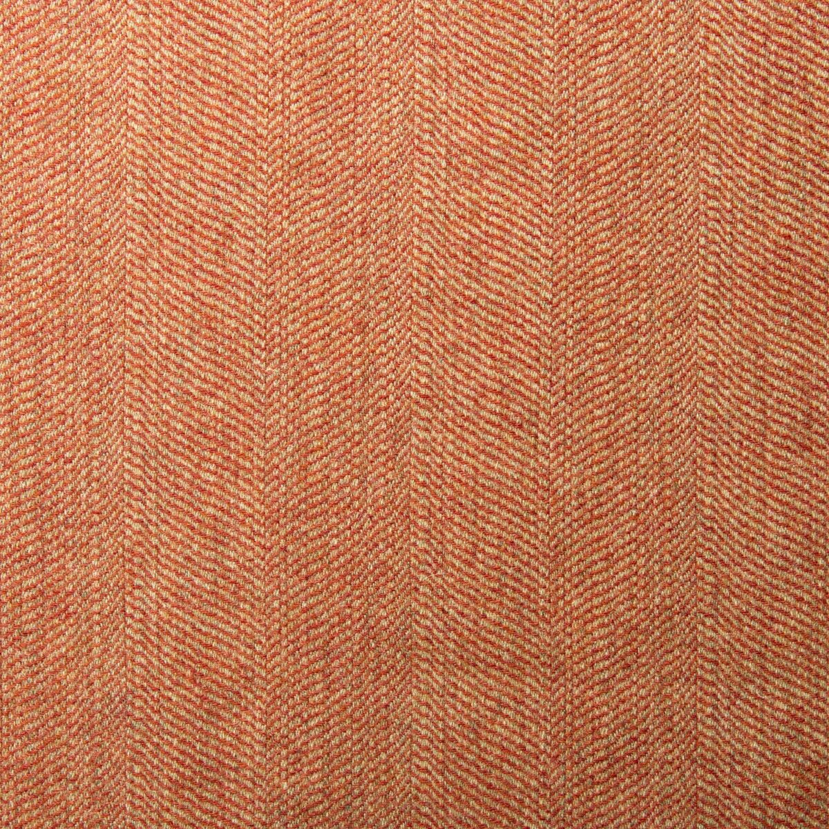 Foss Fabric - Sweet Briar by orange plain woolen fabric from Linwood Fabrics