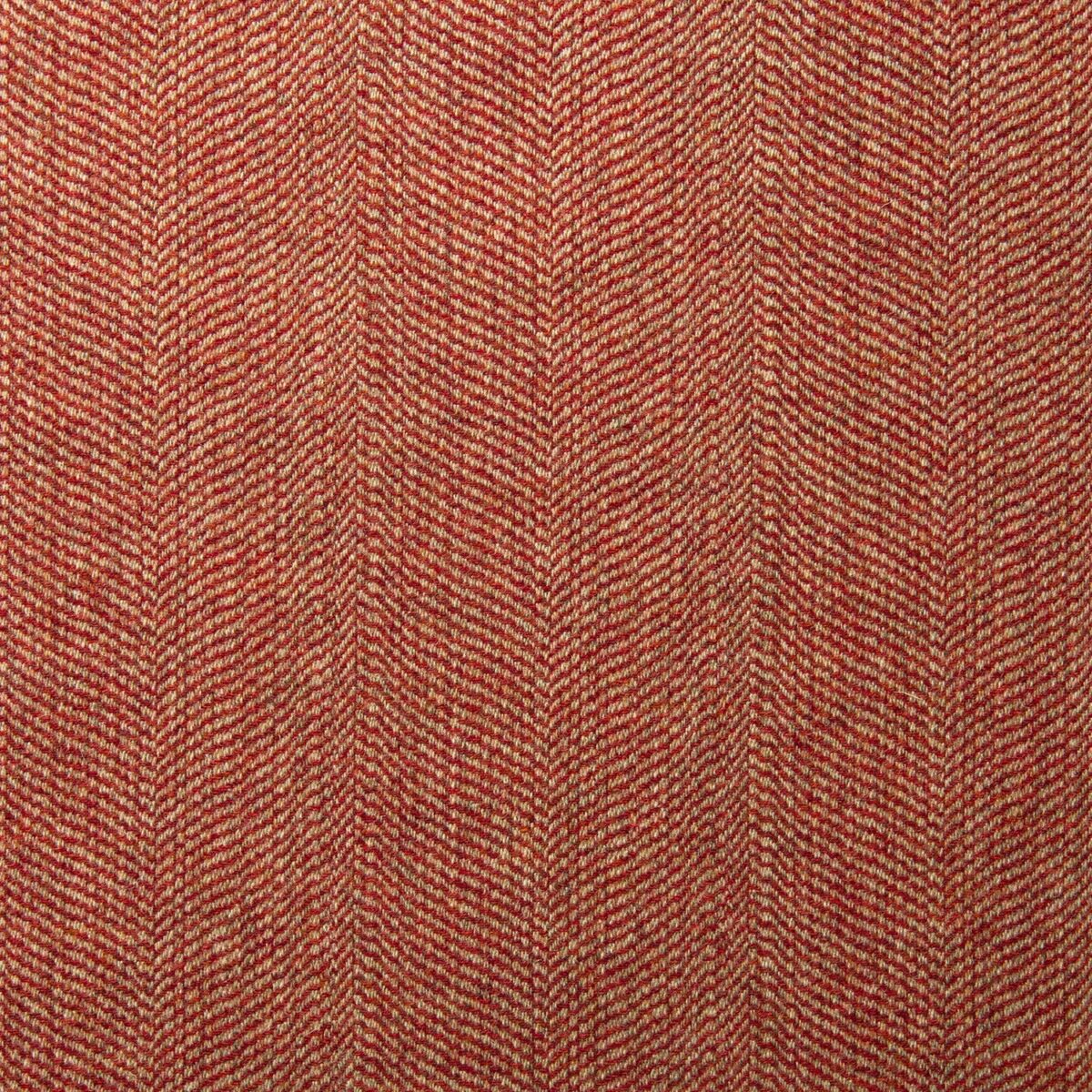 Foss Fabric - Russet by orange plain woolen fabric from Linwood Fabrics