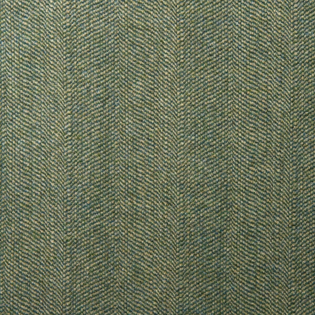 Foss Fabric - Neptune by green plain woolen fabric from Linwood Fabrics