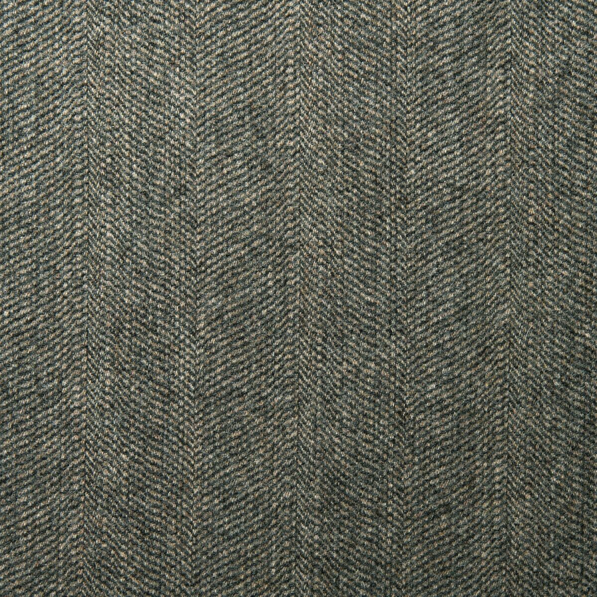 Foss Fabric - Slate by black-grey plain woolen fabric from Linwood Fabrics