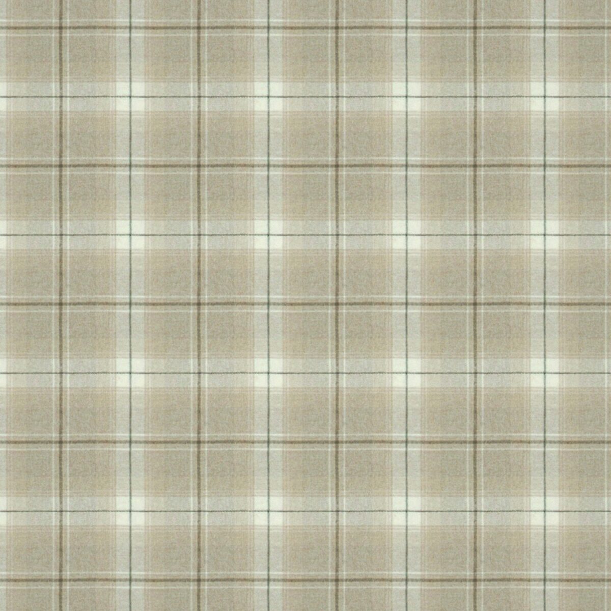 Beachcomber Fabric - Fair Isle by neutral checked woolen fabric from Linwood Fabrics