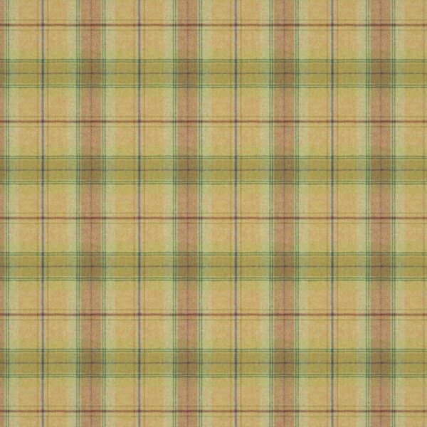 Beachcomber Fabric - Flannan by yellow checked woolen fabric from Linwood Fabrics