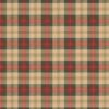 orange checked woolen fabric from Linwood Fabrics