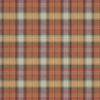orange checked woolen fabric from Linwood Fabrics