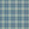 blue checked woolen fabric from Linwood Fabrics