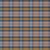 orange checked woolen fabric from Linwood Fabrics