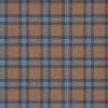 blue checked woolen fabric from Linwood Fabrics