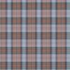 blue checked woolen fabric from Linwood Fabrics