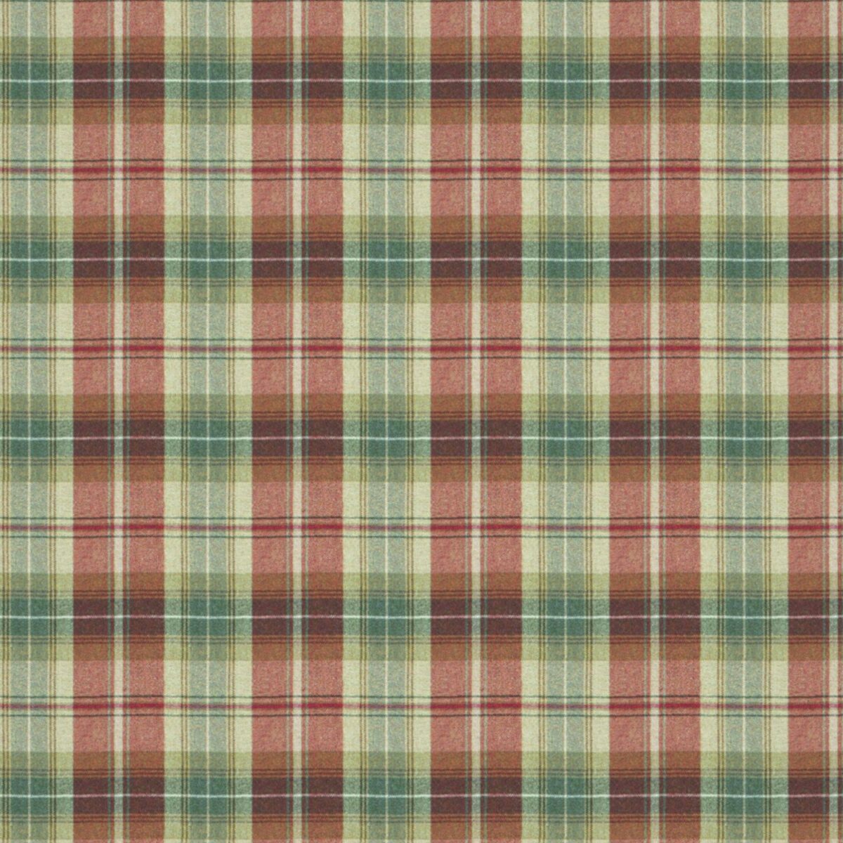 brown checked woolen fabric from Linwood Fabrics