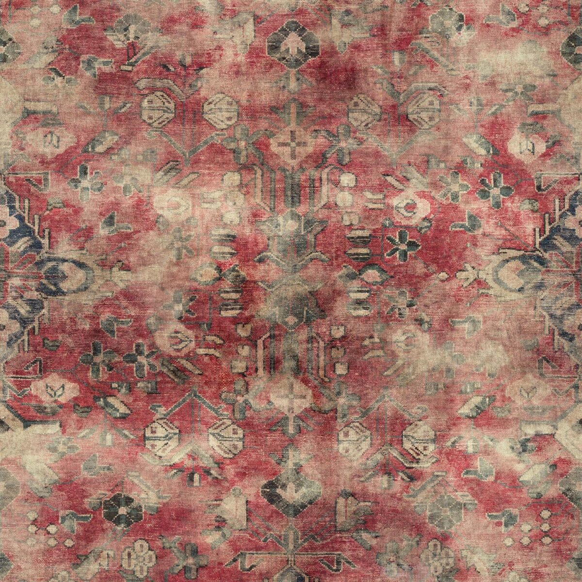 Hali Fabric - Ruby by red contemporary velvet-chenille fabric from Linwood Fabrics