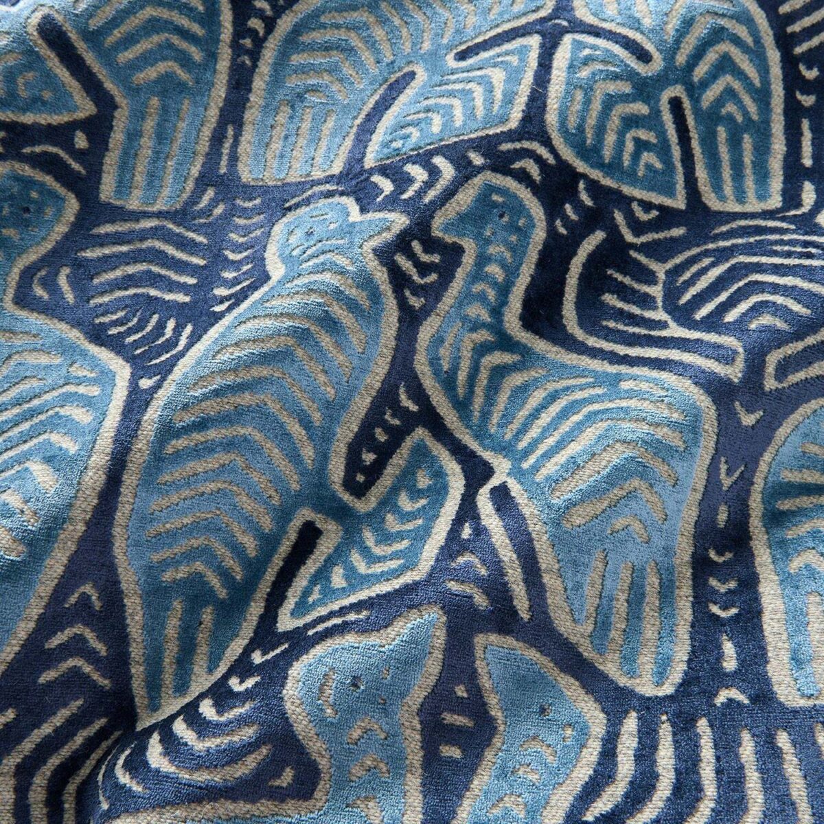Pisqu Fabric - Indigo by Pisqu Fabric - Indigo from