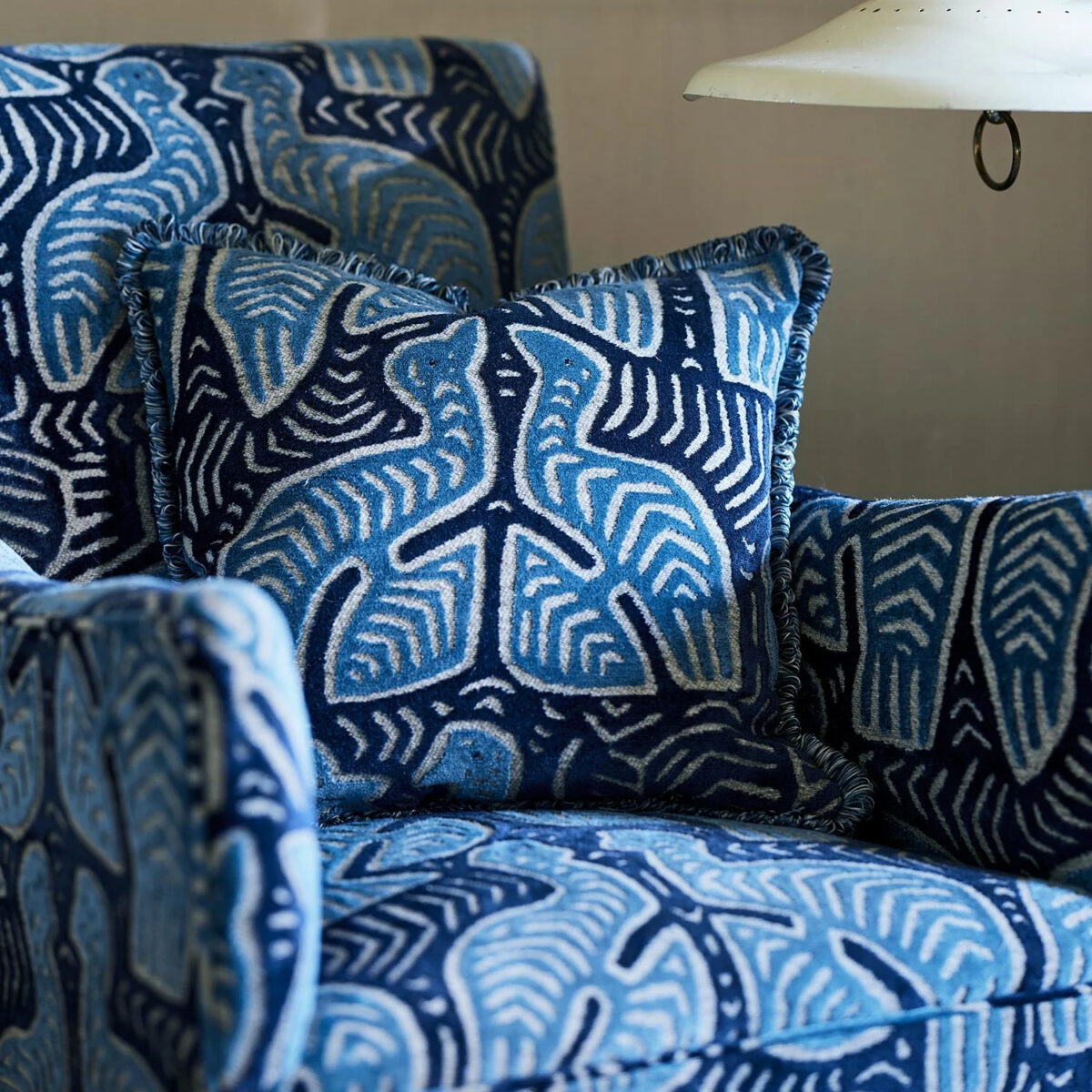 Pisqu Fabric - Indigo by Pisqu Fabric - Indigo from