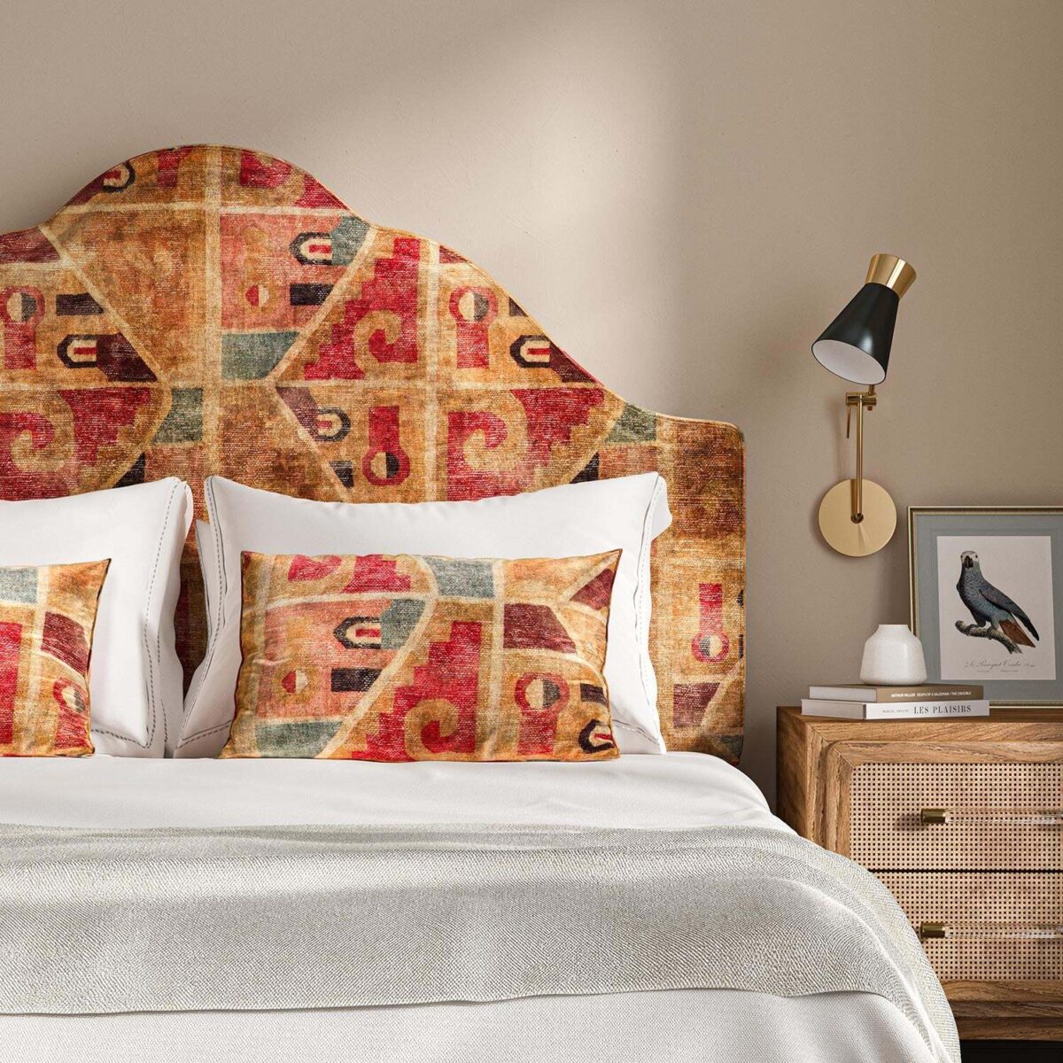 Kichana Fabric - Paprika by Kichana Fabric - Paprika from