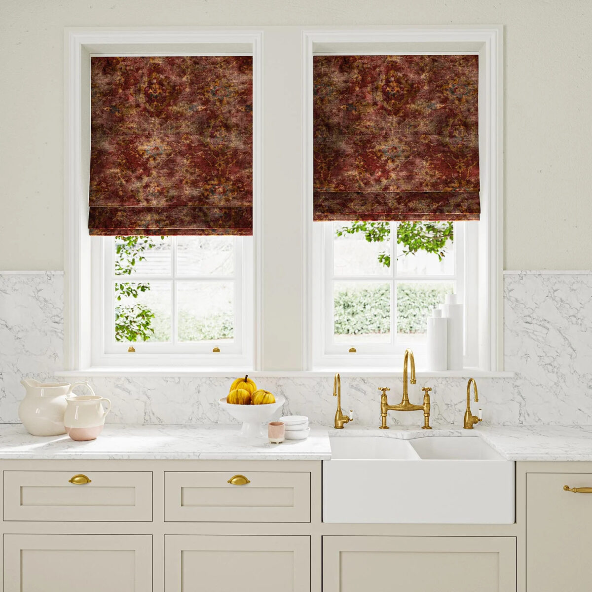 Hayali Fabric - Garnet by Hayali Fabric - Garnet from