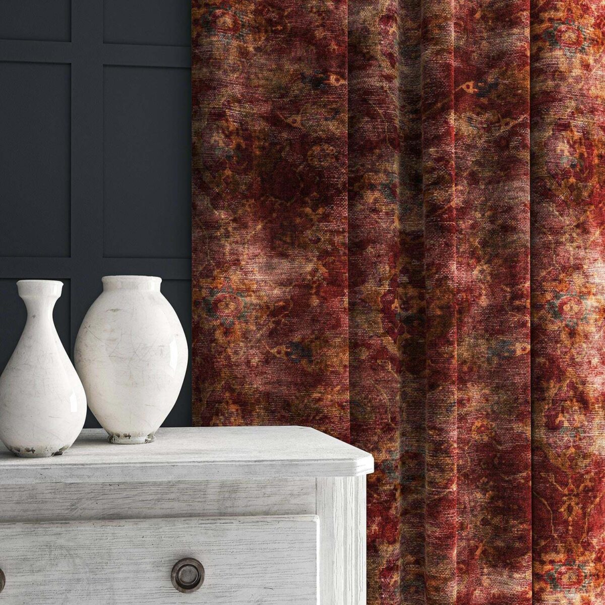 Hayali Fabric - Garnet by Hayali Fabric - Garnet from