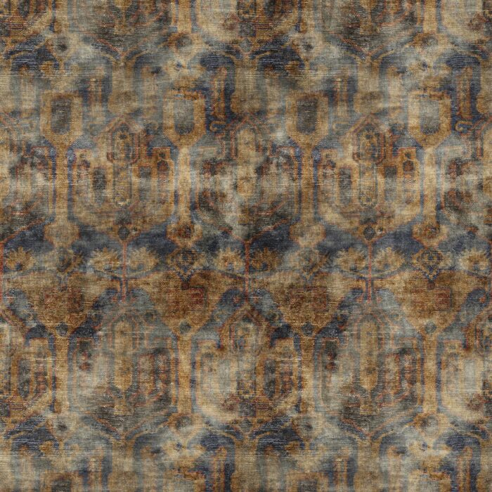 Kadife Fabric - Teal Gold – Teal / Gold swatch