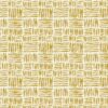 yellow geometric linen fabric from Linwood Fabrics