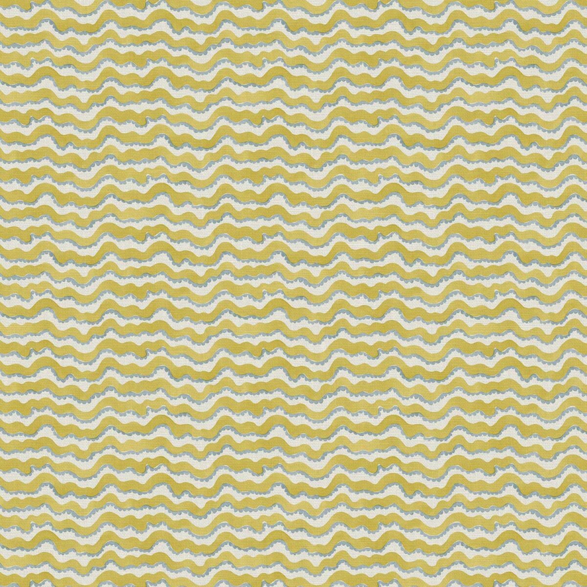 Waltzer Fabric - Samba by yellow contemporary linen fabric from Linwood Fabrics