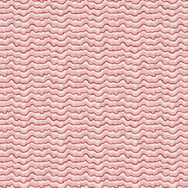 Waltzer Fabric - Cha-Cha-Cha by pink contemporary linen fabric from Linwood Fabrics