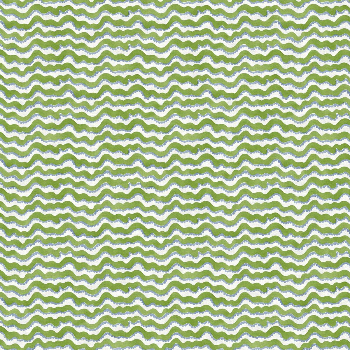 Waltzer Fabric - Lindy Hop by green contemporary linen fabric from Linwood Fabrics
